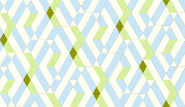 A geometric image that uses triangles to greate a hexagonal basket weave look